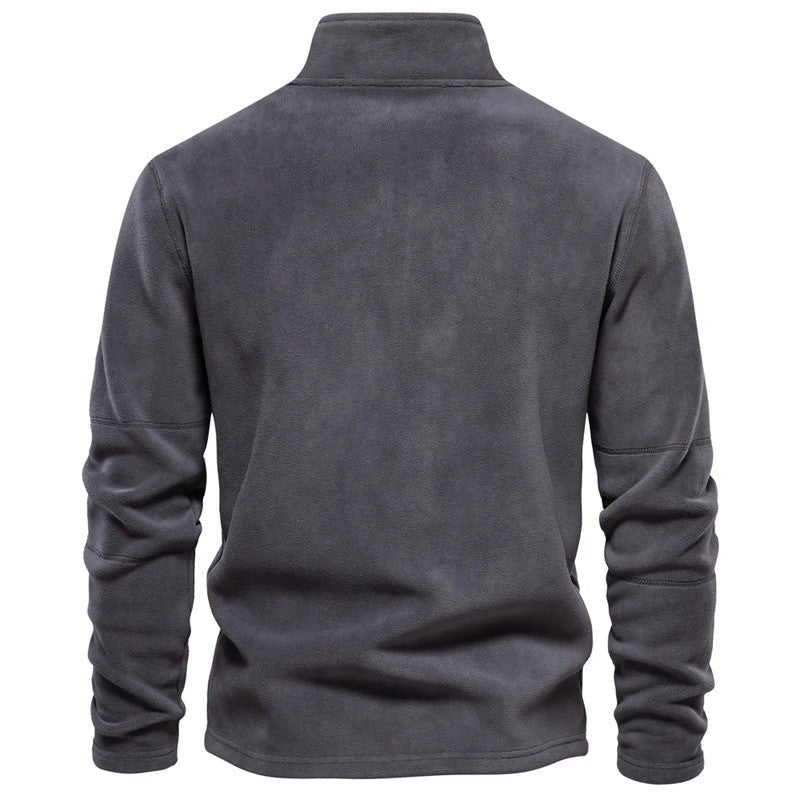 Elias Fleece Quarter-Zip Pullover Sweatshirt