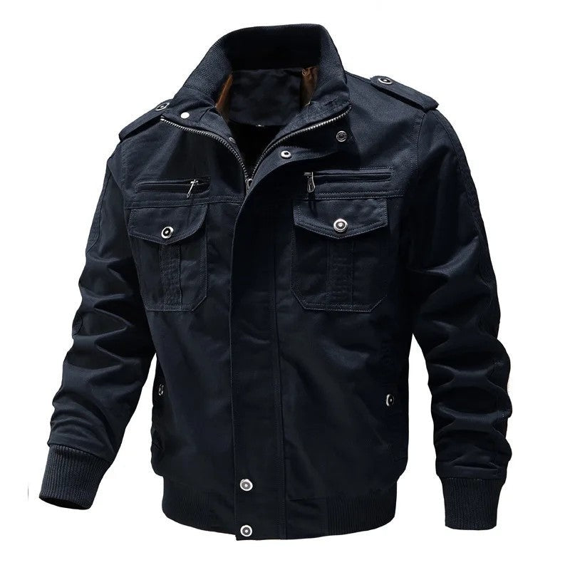 Marcus Men's Utility Zip Bomber Jacket