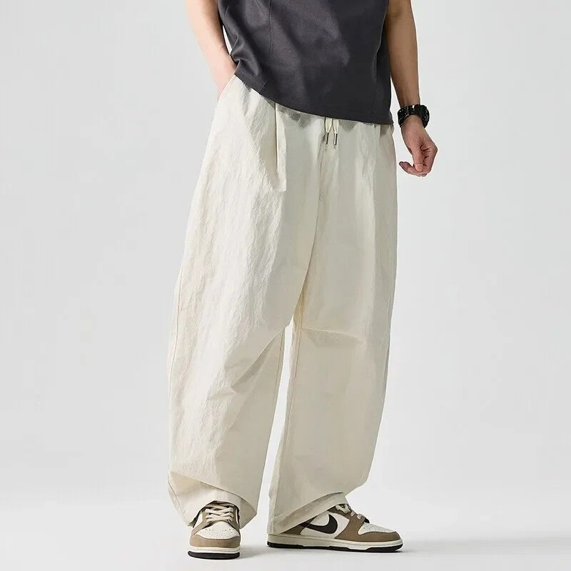 Renlo Relaxed Drawstring Wide-Leg Pants