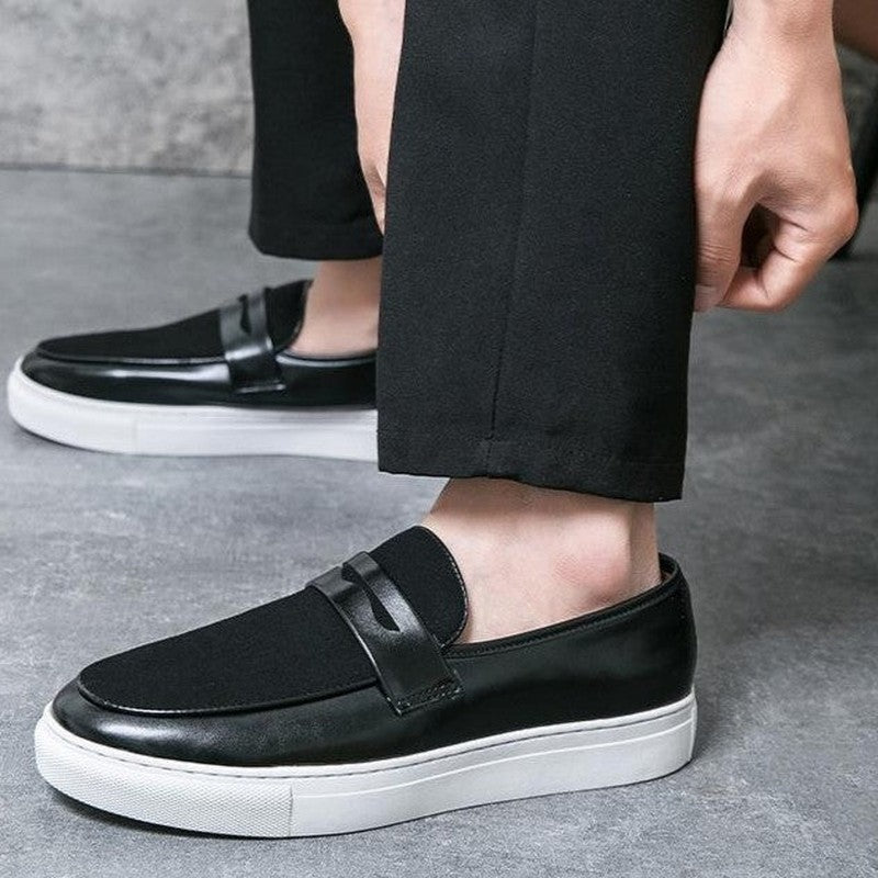 Renvo Modern Penny Slip-On Loafers