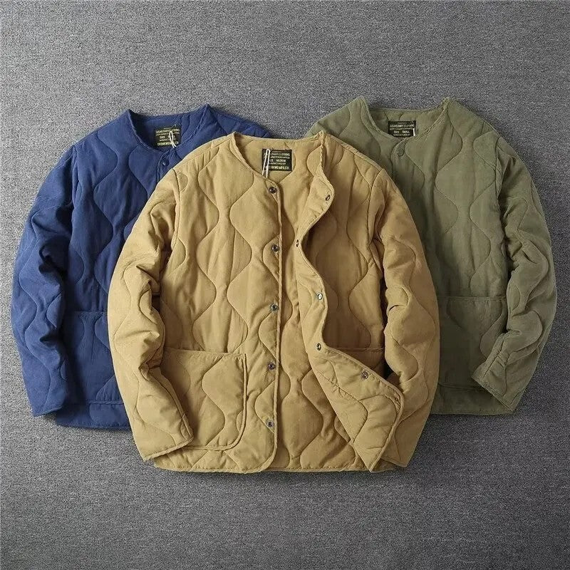 Sabine Quilted Lightweight Snap Jacket