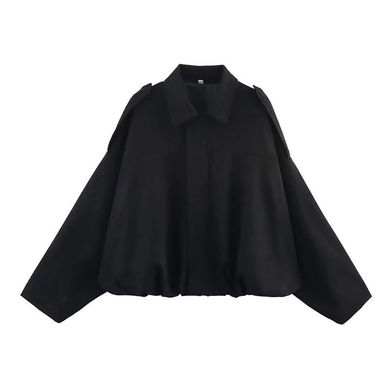 Sorelle Relaxed Drop-Shoulder Cropped Jacket
