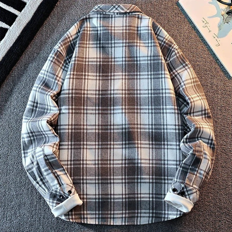 Talsa Relaxed Plaid Button-Up Shirt