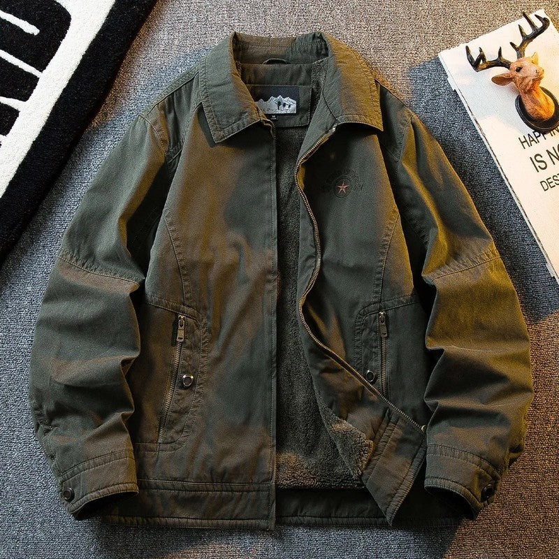 Vesina Relaxed Sherpa Lined Jacket
