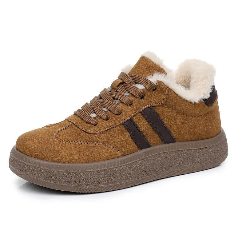 Agnes Women's Faux Fur Lined Platform Sneakers