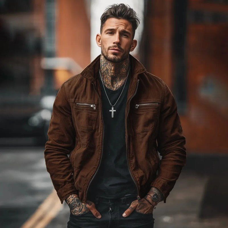 Alexander Men's Relaxed Zip Pocket Jacket