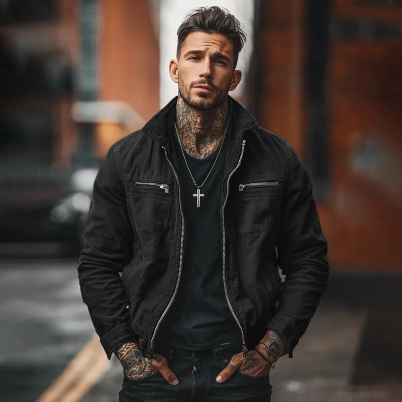 Alexander Men's Relaxed Zip Pocket Jacket