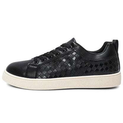 Alviro Woven Panel Low-Top Sneakers