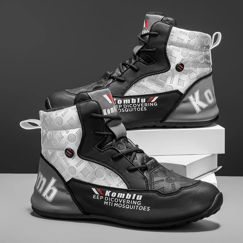 Angela Women's Graphic High-Top Street Sneakers