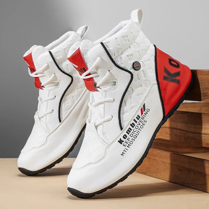 Angela Women's Graphic High-Top Street Sneakers
