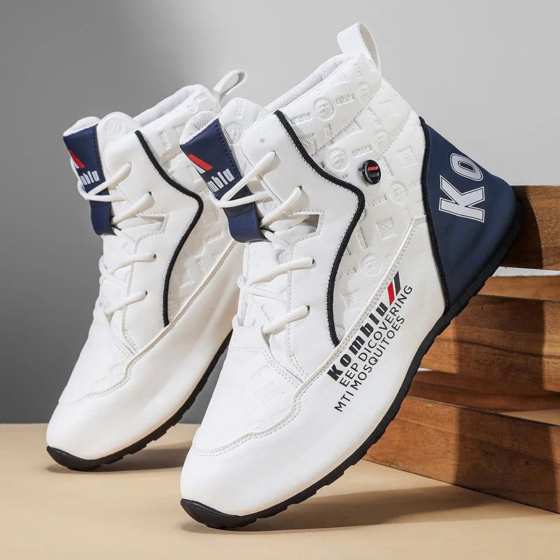 Angela Women's Graphic High-Top Street Sneakers