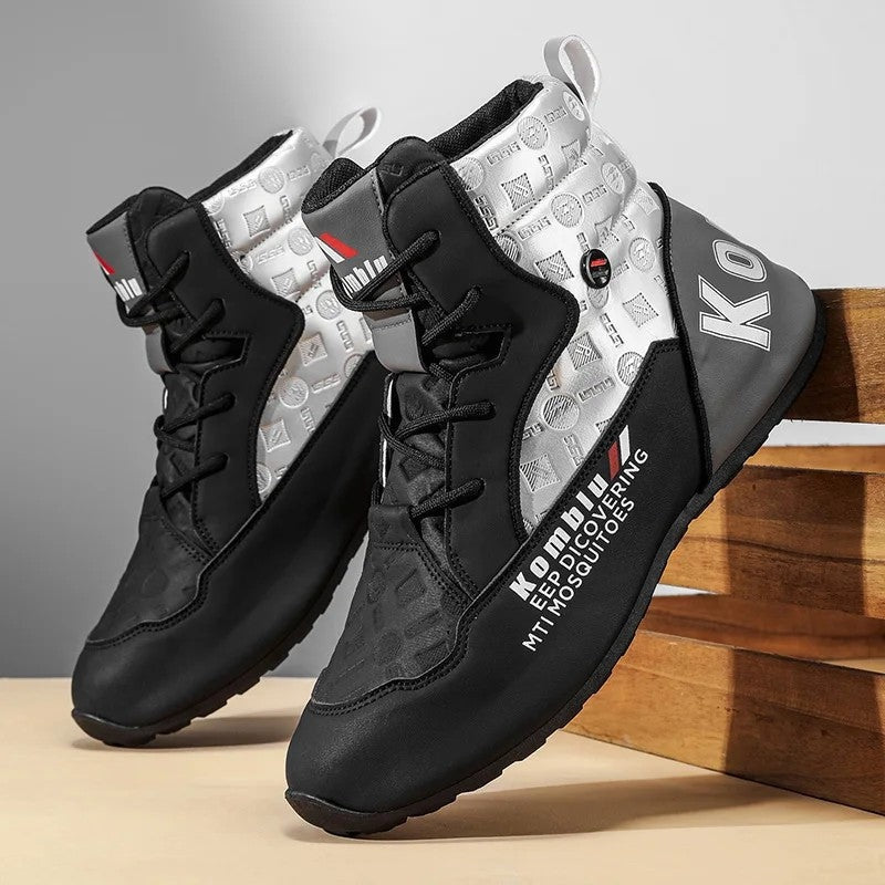 Angela Women's Graphic High-Top Street Sneakers