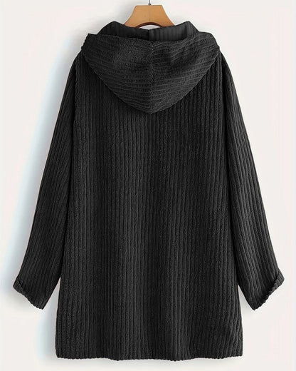 Ardine Textured Hooded Zip Jacket