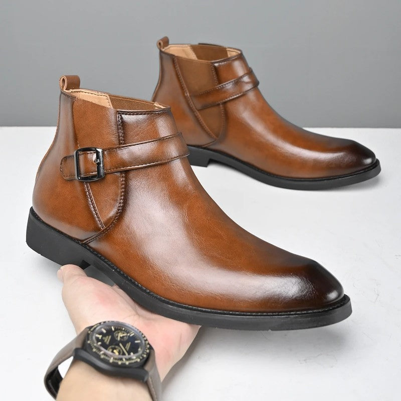 Arlisse Buckle Strap Ankle Boot