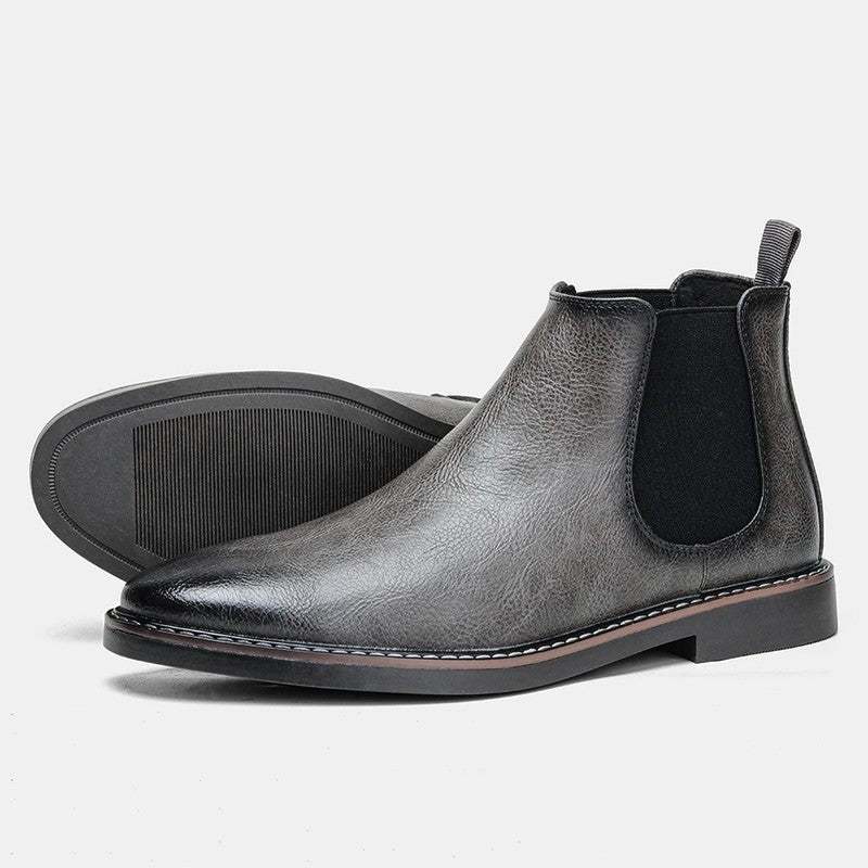 Arvion Sleek Elastic Chelsea Boots