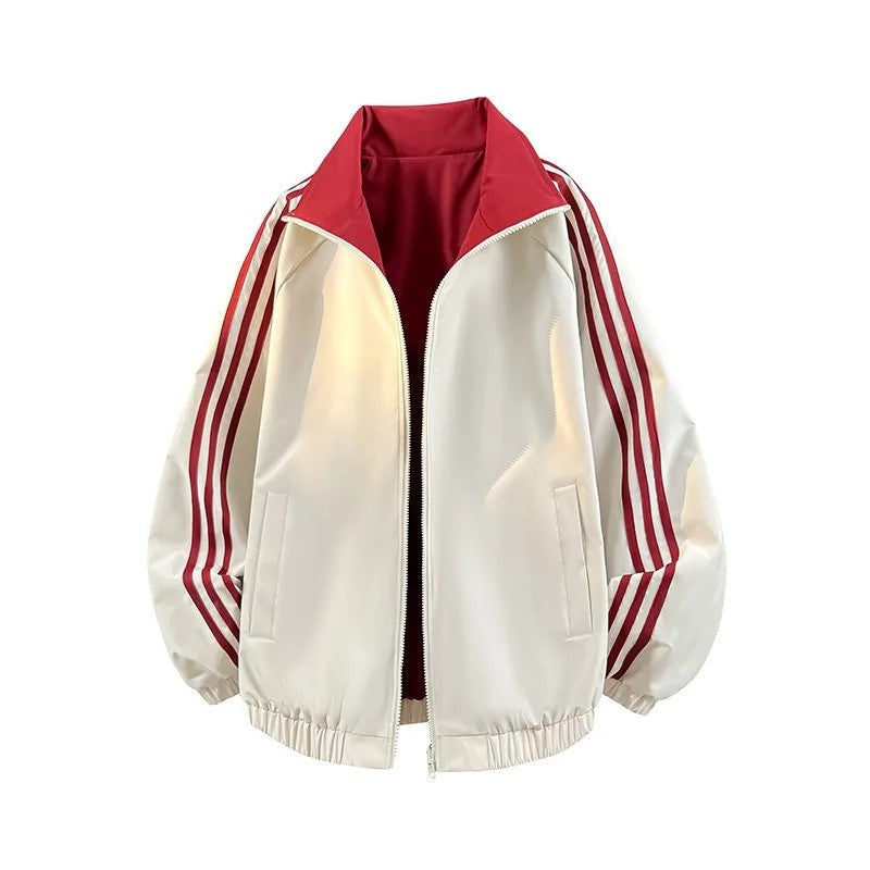 Avtal Relaxed Stripe Track Jacket