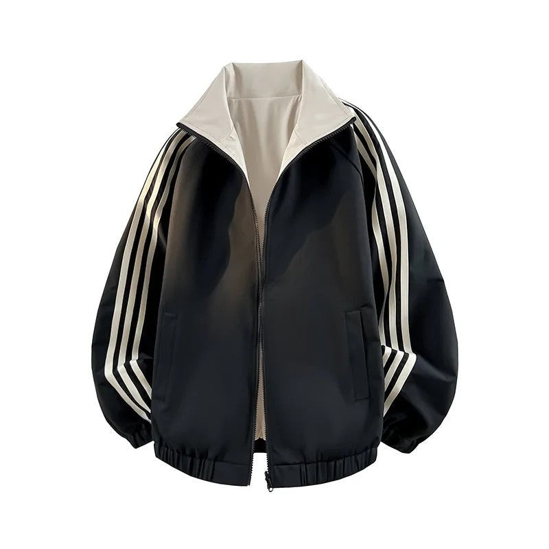 Avtal Relaxed Stripe Track Jacket