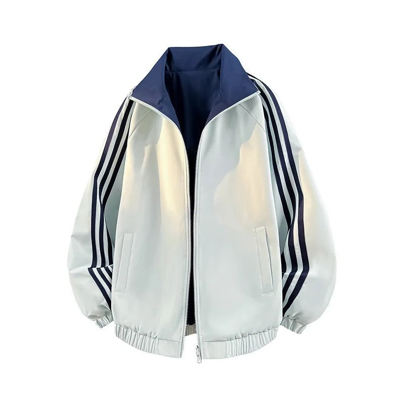 Avtal Relaxed Stripe Track Jacket