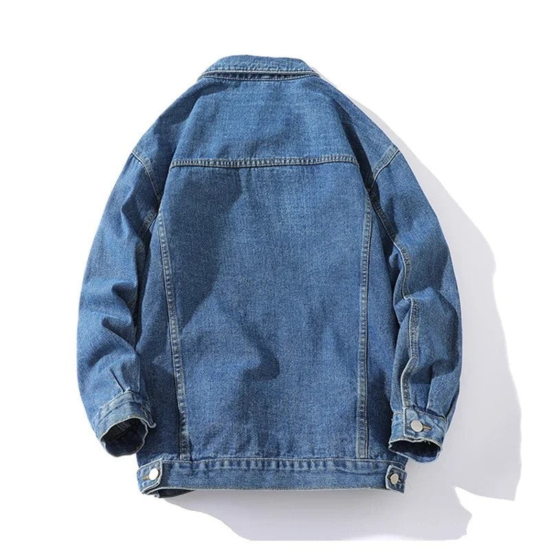 Benjamin Men's Relaxed Denim Trucker Jacket