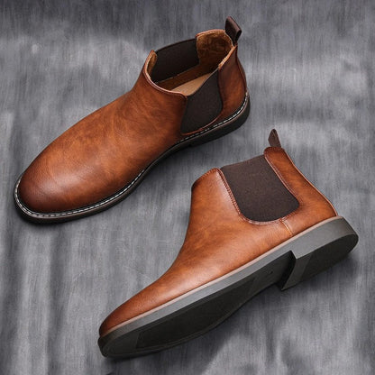 Breslin Refined Elastic Chelsea Boots