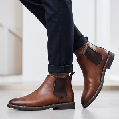 Breslin Refined Elastic Chelsea Boots