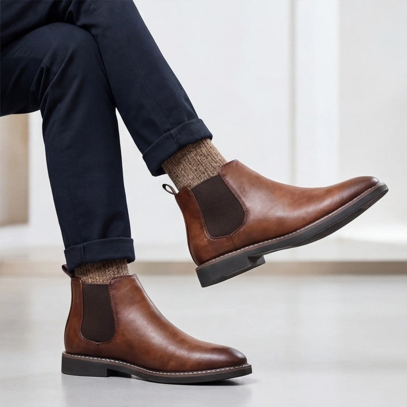 Breslin Refined Elastic Chelsea Boots