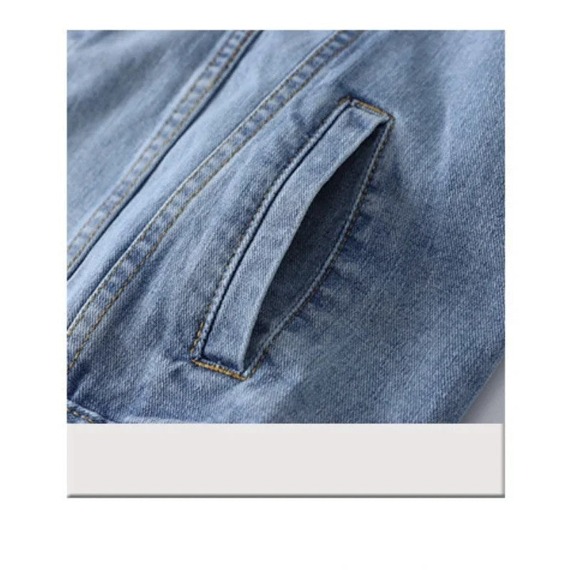 Calvessa Relaxed Light Wash Denim Jacket