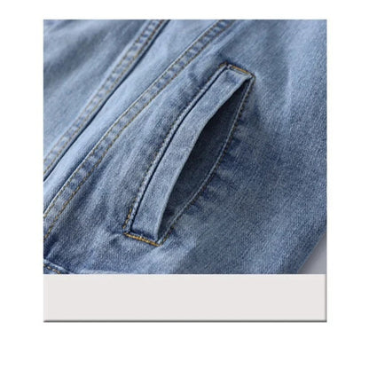 Calvessa Relaxed Light Wash Denim Jacket