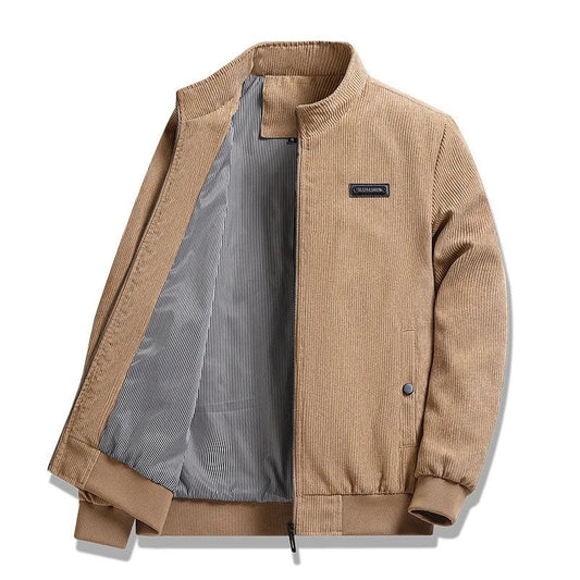 Carvello Corduroy Bomber Lightweight Jacket