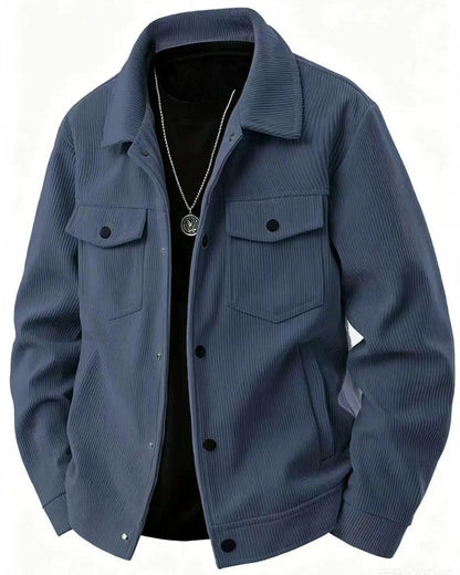 Cavion Corduroy Button-Up Trucker Jacket