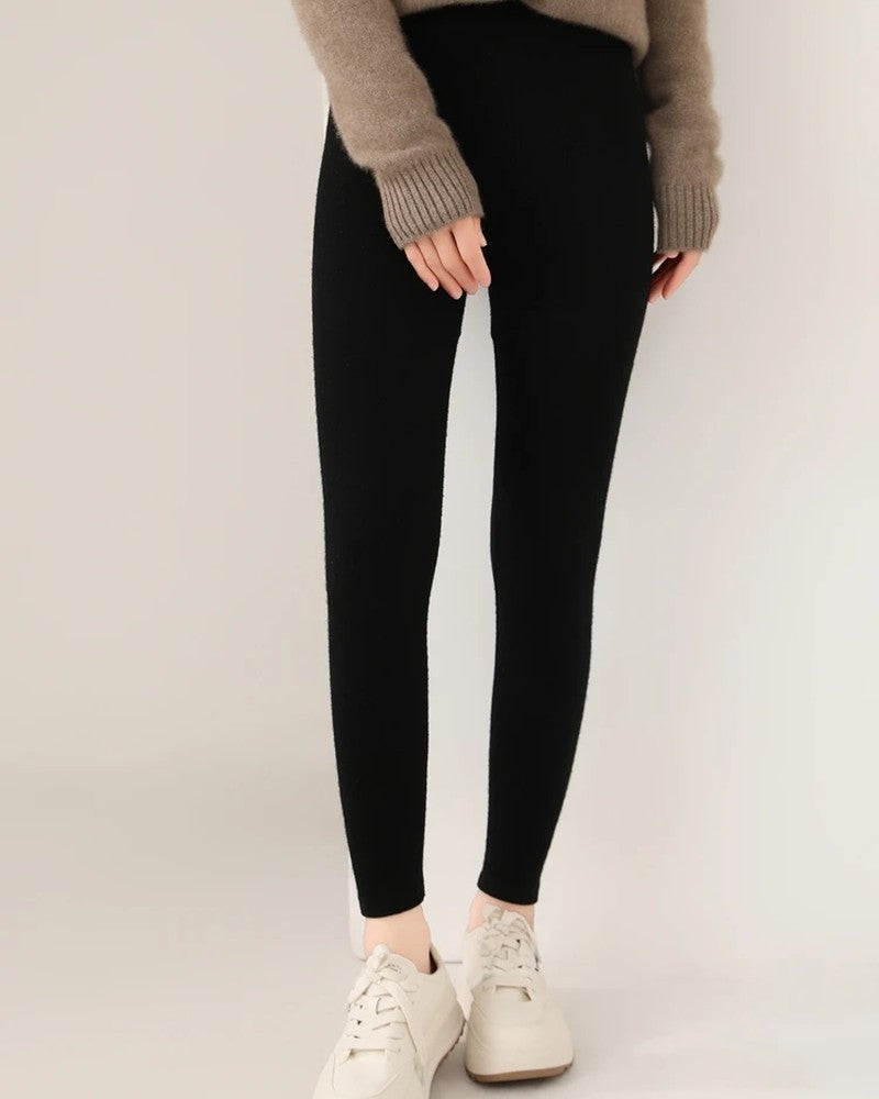 Corvina High-Waist Ribbed Knit Leggings