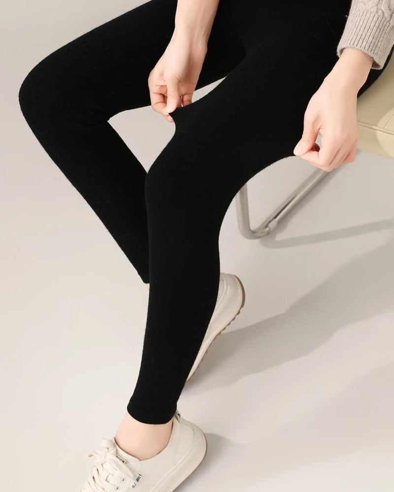 Corvina High-Waist Ribbed Knit Leggings