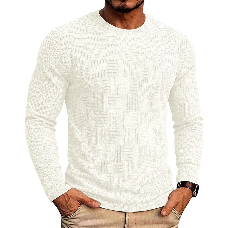 Daniel Men's Textured Crewneck Knit Sweater