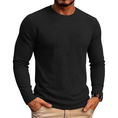 Daniel Men's Textured Crewneck Knit Sweater