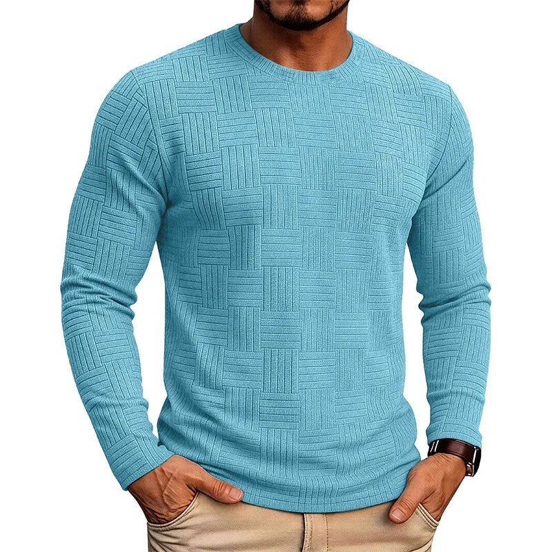 Daniel Men's Textured Crewneck Knit Sweater
