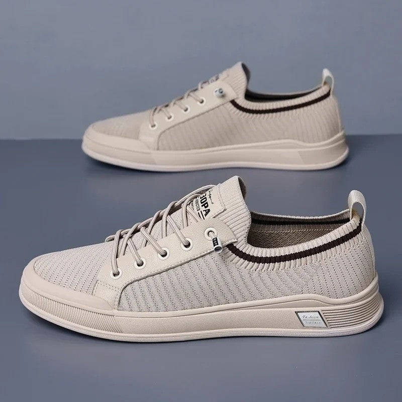 Dario Knit Low-Top Casual Sneakers