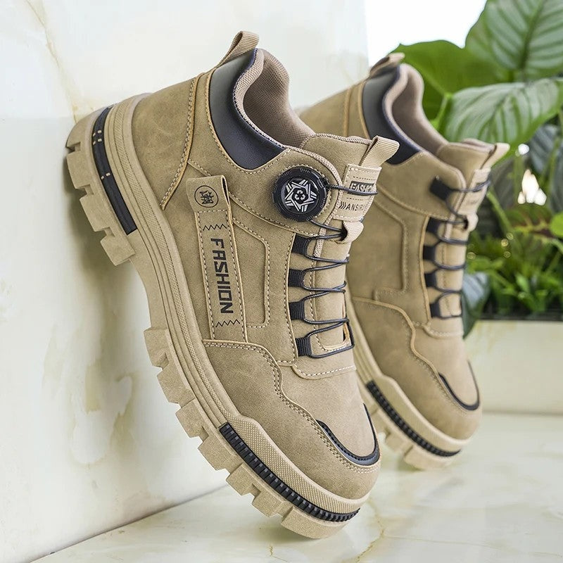 Darren Men's Rugged Lace-Up Casual Sneakers