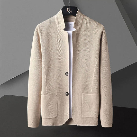 Duvane Textured Knit Casual Blazer