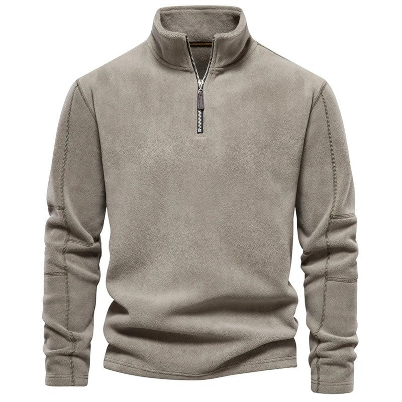 Elias Fleece Quarter-Zip Pullover Sweatshirt