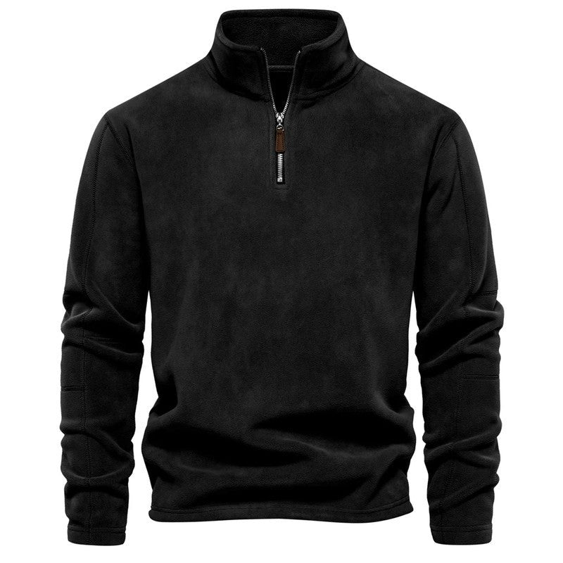 Elias Fleece Quarter-Zip Pullover Sweatshirt