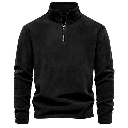 Elias Fleece Quarter-Zip Pullover Sweatshirt