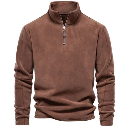Elias Fleece Quarter-Zip Pullover Sweatshirt