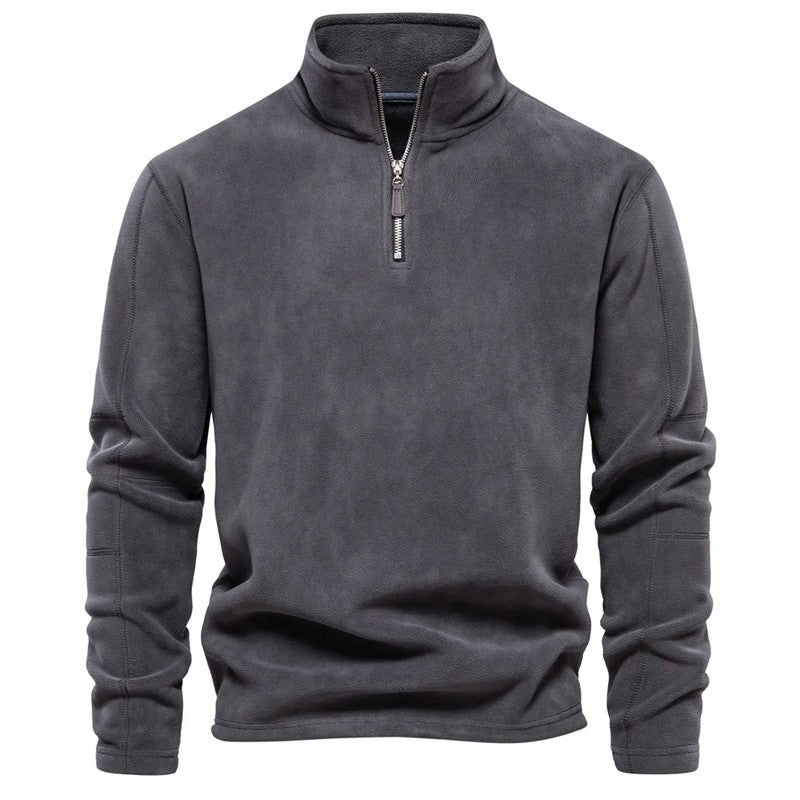 Elias Fleece Quarter-Zip Pullover Sweatshirt