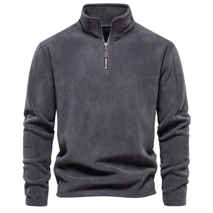 Elias Fleece Quarter-Zip Pullover Sweatshirt