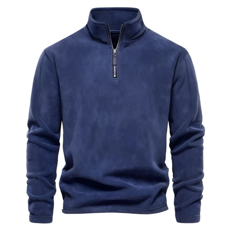 Elias Fleece Quarter-Zip Pullover Sweatshirt