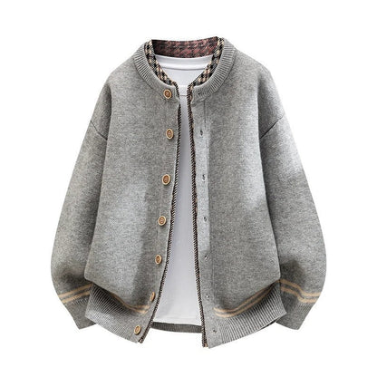 Jorvik Relaxed Knit Button-Up Cardigan