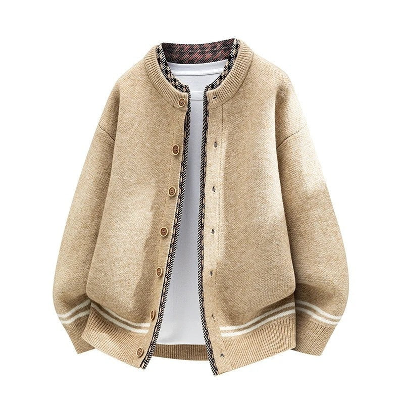 Jorvik Relaxed Knit Button-Up Cardigan
