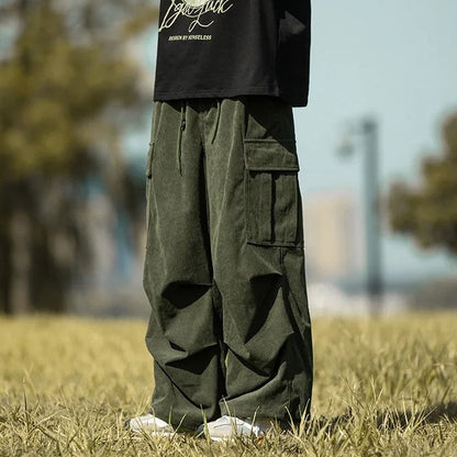 Eloria Relaxed Corduroy Cargo Pants