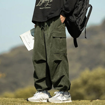 Eloria Relaxed Corduroy Cargo Pants