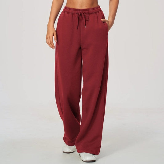Eloria Relaxed Drawstring Wide-Leg Pants